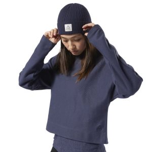 Reebok Training Essentials Sweatshirt Damen - Navy - DE 172-ICO